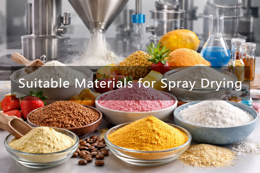 Suitable Materials for Spray Drying